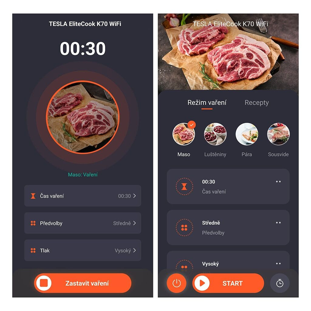 Rozšířené možnosti ovládání
